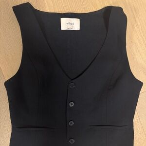 Aritzia Wilfred Black Vest
